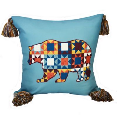 Donna Sharp Northern Lights Bear Throw Pillow