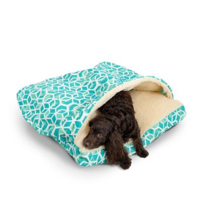 Snoozer Indoor/Outdoor Rectangular Cozy Cave Pet Bed, Celtic Sea Salt