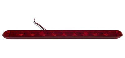 Race Sport Lighting 17in Screw Mount 9-LED High Power Tail/Brake Light, RS-17-RED