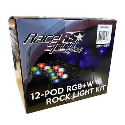 Image showing  12-POD RGBW Hi-Power Rock Light Complete Kit with Bluetooth APP controls, RS12PRGBW
