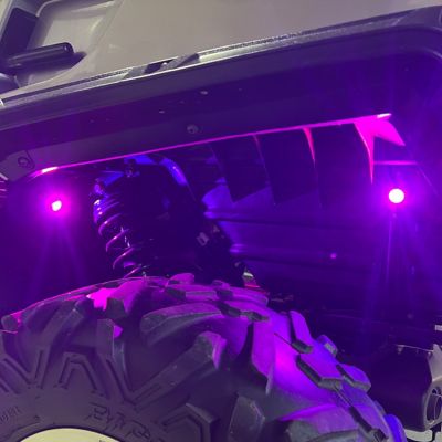 Image showing  8-Pod RGBW Hi-Power Rock Light Complete Kit with Bluetooth APP Controller