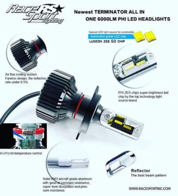 Image showing  Terminator 5202 Fanless LED Conversion Headlight Kit
