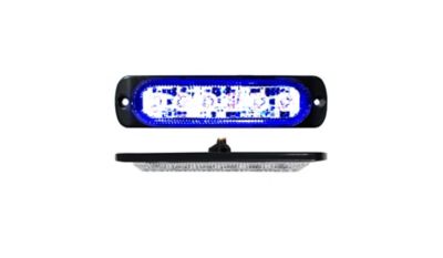 Race Sport Lighting 6-LED Ultra Slim Marker Strobe Light, Blue, RS70016B