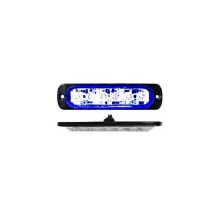 Race Sport Lighting RS70016B Ultra Slim 6 LED Strobe Light Blue Strobe Lights