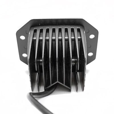 Image showing  Black Flush Mount 3 x 3 LED Spot Light, RS-18W6LED-FM