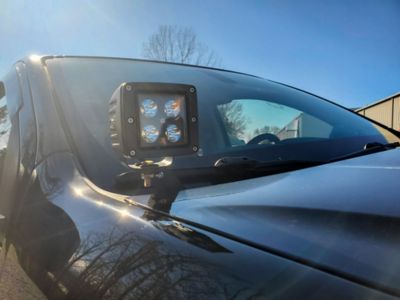 Image showing  2,600-Lumen 3x3 Blacked Out Series LED Auxiliary Light Cube Kit Pair