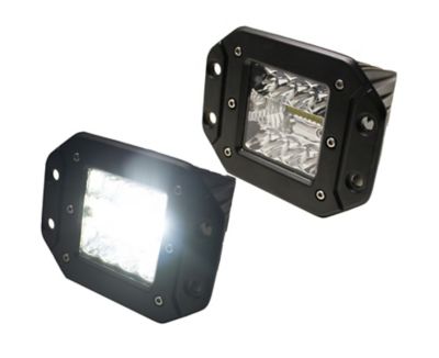 Race Sport Lighting ECO-LIGHT LED High Power Flush-Mount Style Auxiliary Lights, Sold as Pairs