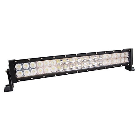 Race Sport Lighting 22in 120-Watt LED Straight Light Bar with Wire and Switch Harness