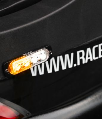 Image showing  White/Amber Switching 4-LED Ultra Slim Marker Strobe LED Light with 19 Flash Patterns