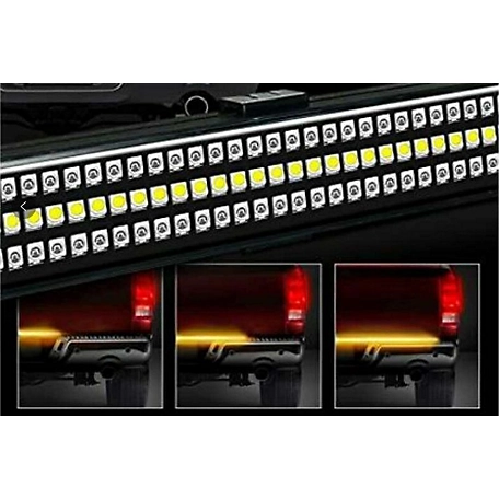 Race Sport Lighting TRIPLE ROW LED Truck Tailgate Light Bar 5-function 3-Color IP68, RS120060