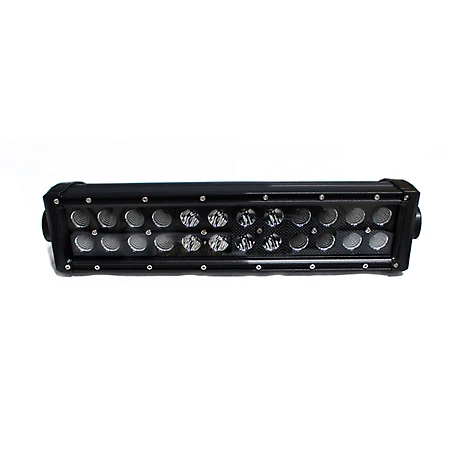 Race Sport Lighting Blacked Out Series 15in Straight Double-Row Combo Beam High Performance LED Light Bar