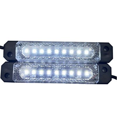 Image showing  Super Bright WHITE 8-POD 72-LED Bed Rail Lighting Complete System