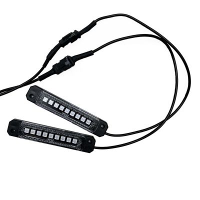 Image showing  Super Bright WHITE 8-POD 72-LED Bed Rail Lighting Complete System