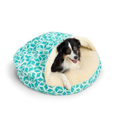 Snoozer Indoor/Outdoor Round Cozy Pet Cave, Celtic Sea Salt