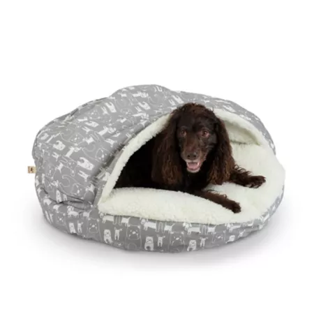 Snoozer Round Comfortable Indoor/Outdoor Dog Bed Pedigree Covered Dog Beds