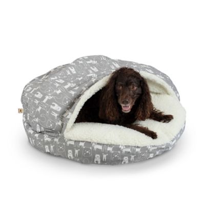 Image showing 1 th Snoozer Indoor/Outdoor Round Cozy Cave Dog Bed, Pedigree