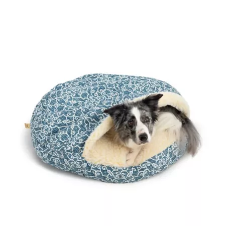 Snoozer Round Cozy Pet Cave Indoor/Outdoor Ramey Covered Dog Beds