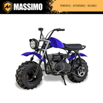 Massimo MB200S 196cc Gas Powered 7.5HP Mini Bike Motorcycle - Blue