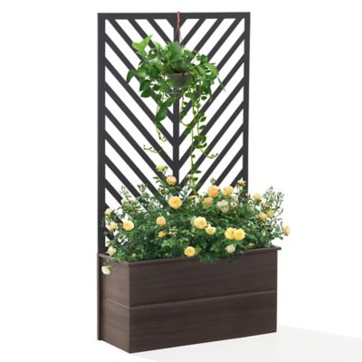 Image showing  Steel Marston Planter with Screen