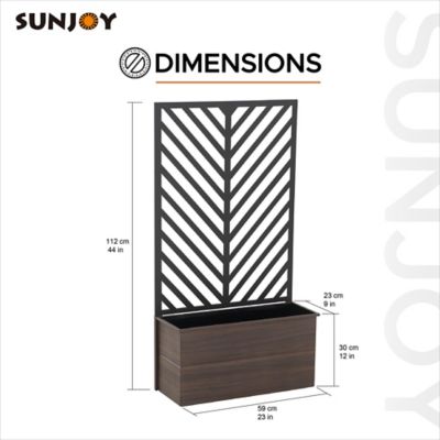 Image showing  Steel Marston Planter with Screen