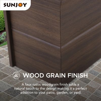 Image showing 6 th YardCove Steel Marston Planter with Screen