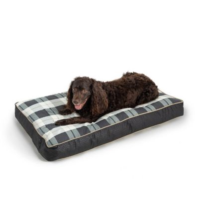 Snoozer Indoor/Outdoor Rectangle Dog Bed, Barkley/Black Diamond