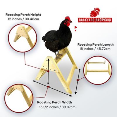 Image showing  XL Chicken Perch Roosting Bar Ladder