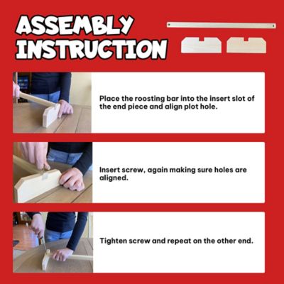 Image showing  Chicken Roosting Bar Perch