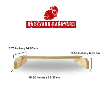 Image showing  Chicken Roosting Bar Perches for Poultry Coop or Chick Brooder, 2-Pack
