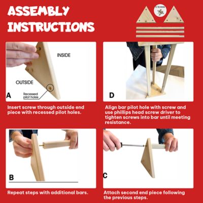 Image showing  3-Bar Chicken Roosting Bar Perch