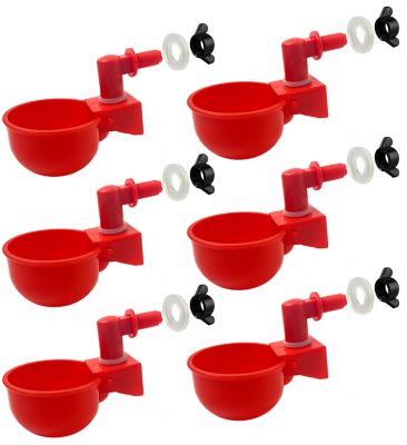 Backyard Barnyard Automatic Poultry Cup Drinker, 6-Pack