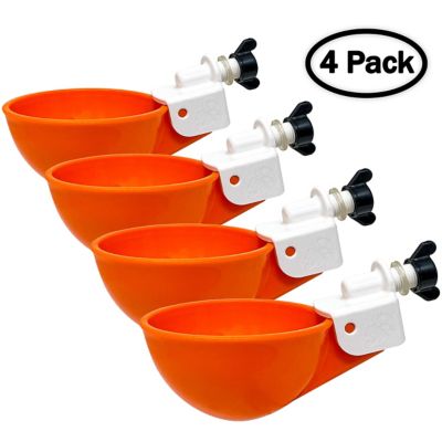 Backyard Barnyard Jumbo Automatic Poultry Cup Drinker, 4-Pack If you haven't upgraded to an automatic watering system, this is your sign