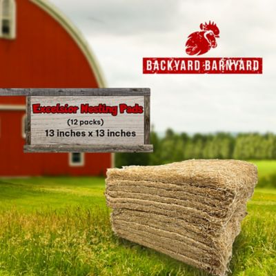 Image showing  Chicken Nesting Box Pads for Laying Hens and Poultry Bedding, 13 in. x 13 in., Made in USA, 12-Pack