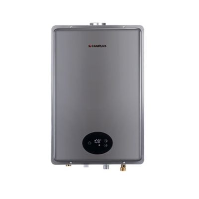 Image showing  6.86 GPM Indoor Natural Gas Water Heater, Grey