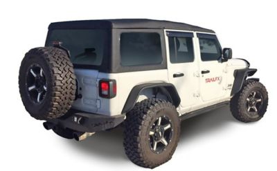 TrailFX Flat Style Fender Flares, Rear Set of 2, for Jeep JL Wrangler, JL05RF