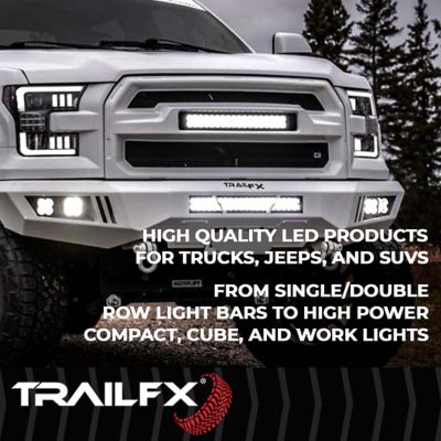 Image showing  20 in. LED TFX Single Light Bar with 8-Degree Spot and 90-Degree Flood Beam