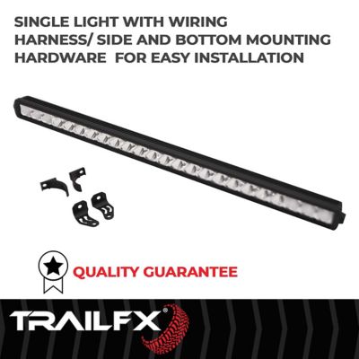 Image showing  30 in. LED TFX Single Light Bar with Flood and Spot Beams
