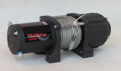 TrailFX 4500 lb. ATV/UTV Electric Recovery Winch, Vehicle Mounted, W45B