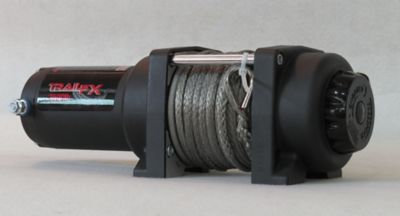Image showing  3500 lb. ATV/UTV Electric Recovery Winch, Vehicle Mounted, Synthetic Rope, WS35B