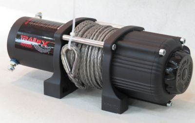 Image showing  4500 lb. ATV/UTV Electric Recovery Winch, Vehicle Mounted, Synthetic Rope, WS45B