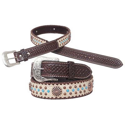 Circle Y Unisex Dakota Pin Wheel Belt