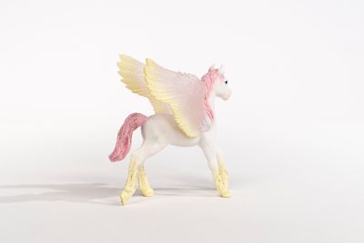 Image showing  Sunrise Pegasus Foal Toy Figurine