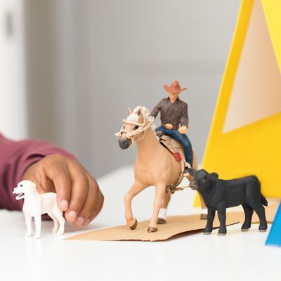Image showing 7 th Schleich Western Riding Adventures Toy Set