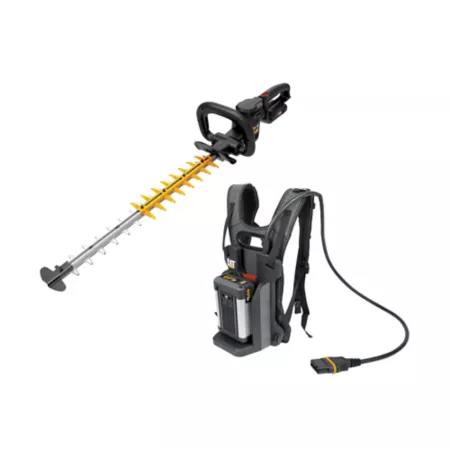 CAT 25" Cordless Backpack Hedge Trimmer 60V Includes 2.5 Ah Battery 1-1/3" Cutting Capacity Hedge Trimmers