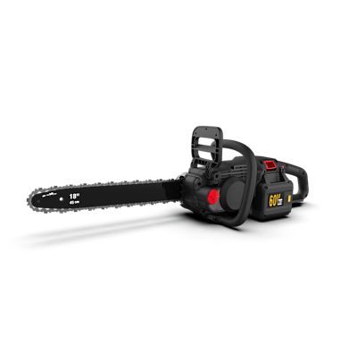 Image showing  18 in. 60V Cordless Chainsaw, Battery and Charger Included, 3/8 in. Pitch
