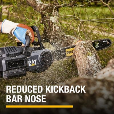 Image showing  18 in. 60V Cordless Chainsaw, Battery and Charger Included, 3/8 in. Pitch