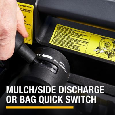 Image showing  20 in. 60V Cordless Electric Push Lawn Mower, 5.0Ah Battery and Charger Included