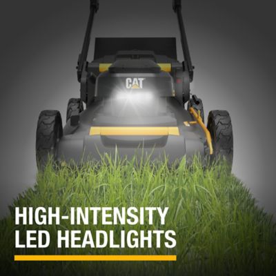 Image showing 6 th CAT 20 in. 60V Cordless Electric Push Lawn Mower, 5.0Ah Battery and Charger Included