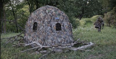 Image showing  2-Person Doghouse Blind, Fire Retardant, Mobuc