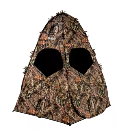 Ameristep 1-Person Outdoor Awning Mossy Oak Break-Up Camo Ground Blinds